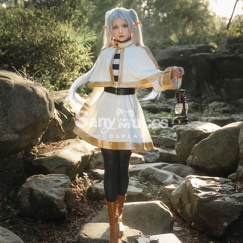 【48H To Ship】Anime Frieren: Beyond Journey’s End Cosplay Frieren Costume Premium Edition Costumes