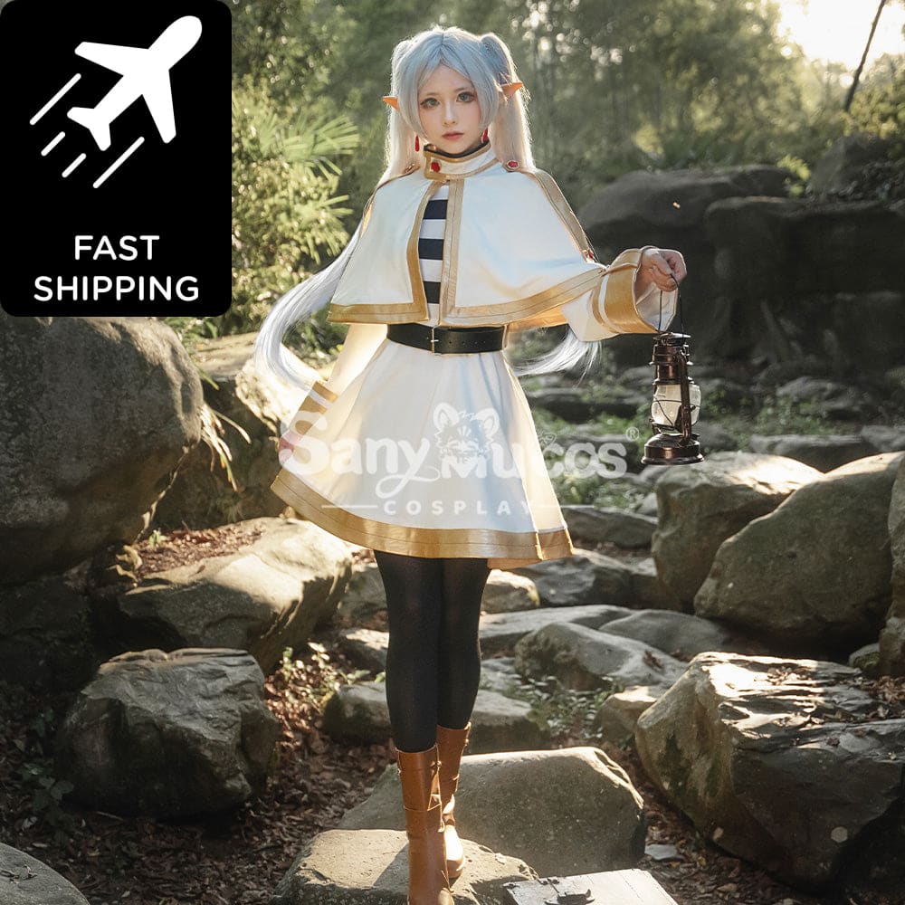 【48H To Ship】Anime Frieren: Beyond Journey’s End Cosplay Frieren Costume Premium Edition Costumes