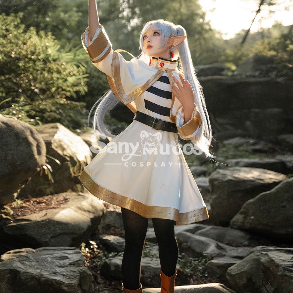 【48H To Ship】Anime Frieren: Beyond Journey’s End Cosplay Frieren Costume Premium Edition Costumes