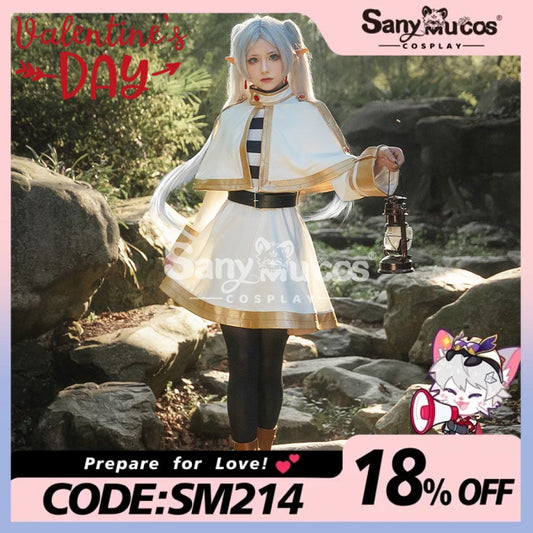 【48H To Ship】Anime Frieren: Beyond Journey’s End Cosplay Frieren Costume Premium Edition Costumes 1000