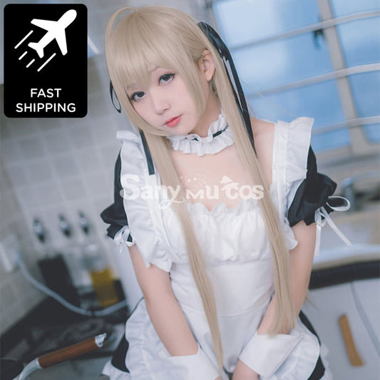 【48H To Ship】Anime In Solitude Kasugano Sora Short Maid Lolita Dress Cosplay Costume Costumes 1000