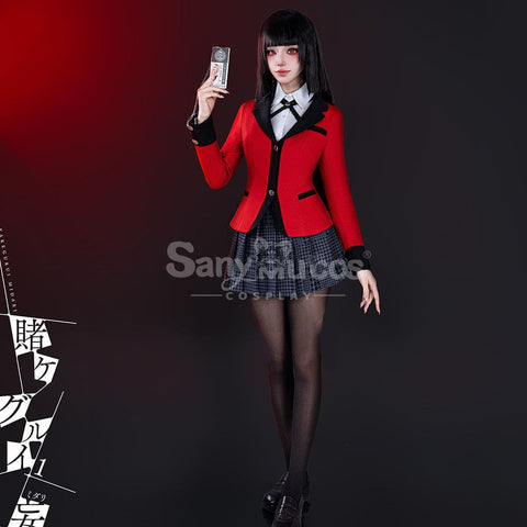 【48H To Ship】Anime Kakegurui Cosplay Kirari Momobami Cosplay Costume Premium Edition Cosplay Costumes