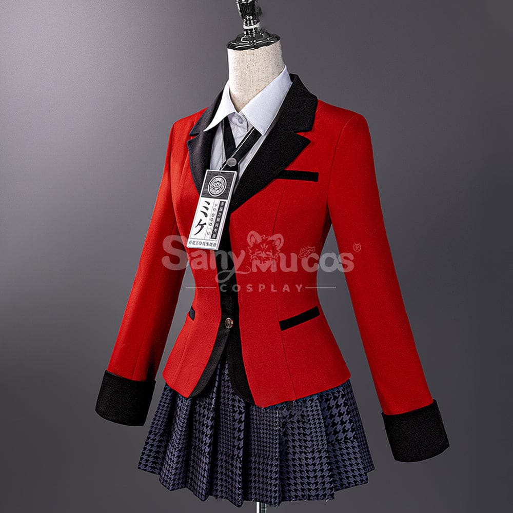 【48H To Ship】Anime Kakegurui Cosplay Kirari Momobami Cosplay Costume Premium Edition Cosplay Costumes