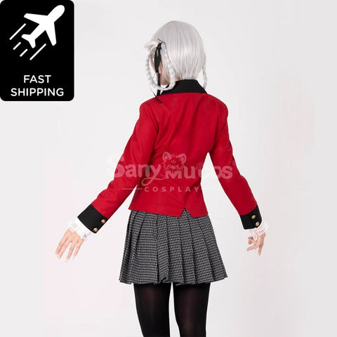 【In Stock】Anime Kakegurui Cosplay Kirari Momobami Cosplay Costume Premium Edition Cosplay Costumes