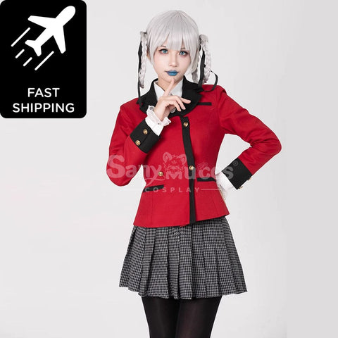 【In Stock】Anime Kakegurui Cosplay Kirari Momobami Cosplay Costume Premium Edition Cosplay Costumes