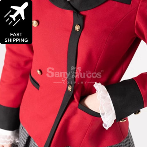 【In Stock】Anime Kakegurui Cosplay Kirari Momobami Cosplay Costume Premium Edition Cosplay Costumes