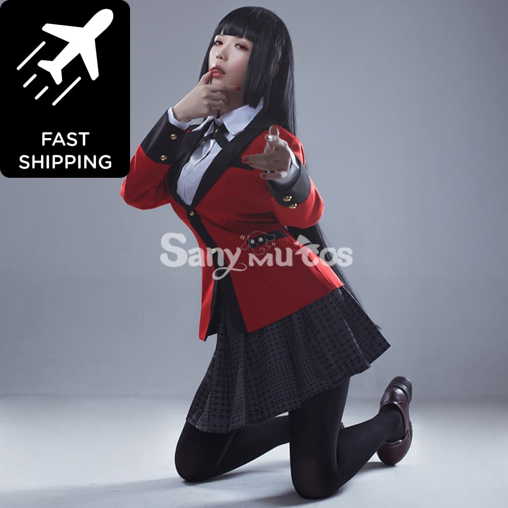 Anime Kakegurui Cosplay Costume Yumeko Jabami School Uniform Women Costume