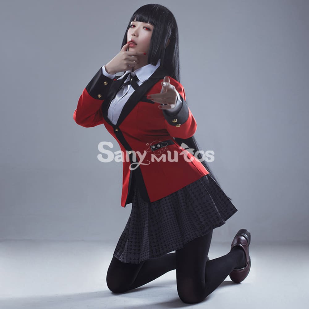 Anime Kakegurui Cosplay Costume Yumeko Jabami School Uniform Women Costume