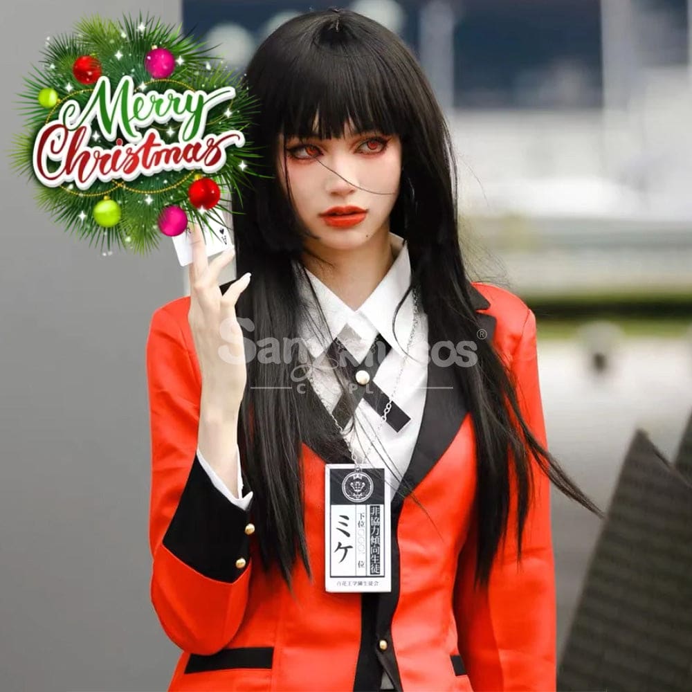 【In Stock】Anime Kakegurui Jabami Yumeko Jk Red And Black School Uniform Cosplay Costume Costumes