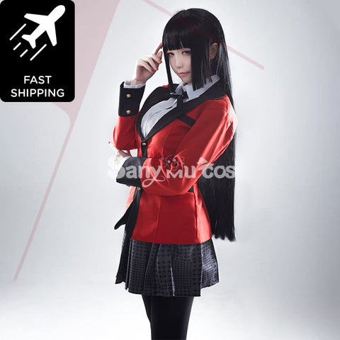 Anime Kakegurui Cosplay Costume Yumeko Jabami School Uniform Women Costume