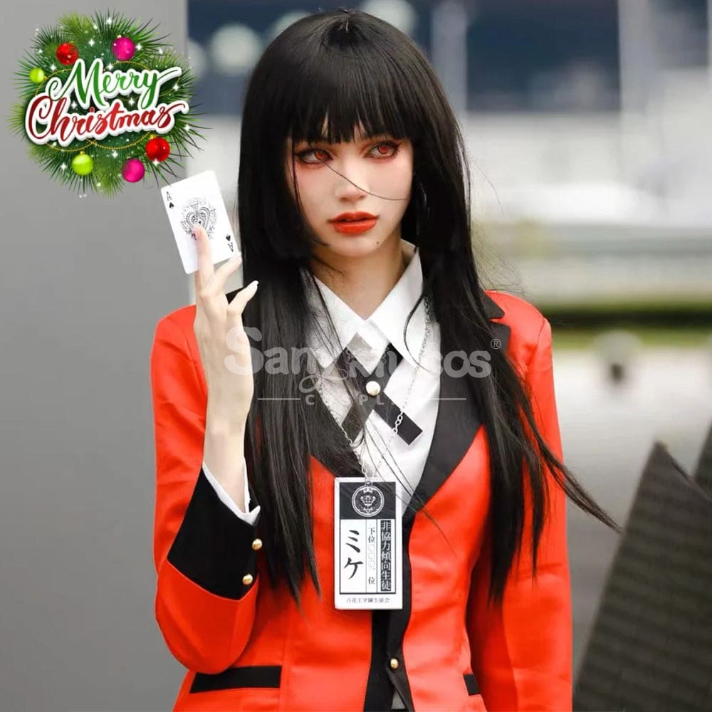 【In Stock】Anime Kakegurui Jabami Yumeko Jk Red And Black School Uniform Cosplay Costume Costumes