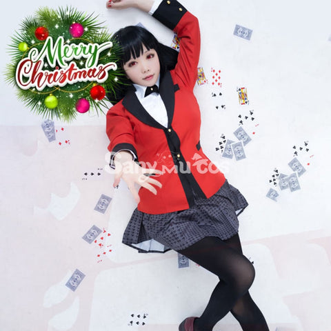 Anime Kakegurui Cosplay Costume Yumeko Jabami School Uniform Women Costume