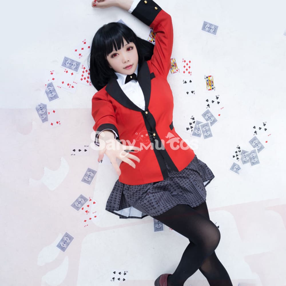 Anime Kakegurui Cosplay Costume Yumeko Jabami School Uniform Women Costume