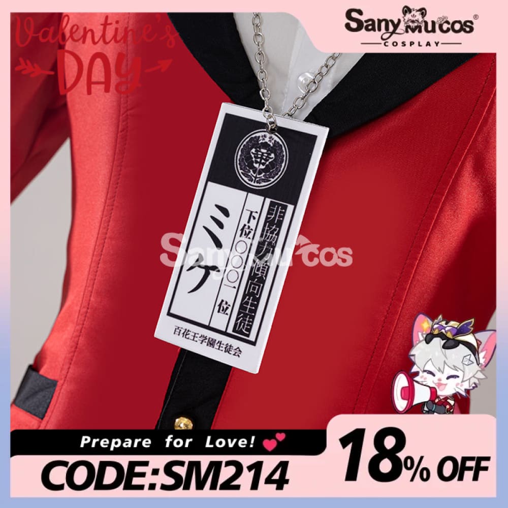 Anime Kakegurui Cosplay Costume Yumeko Jabami School Uniform Women Costume