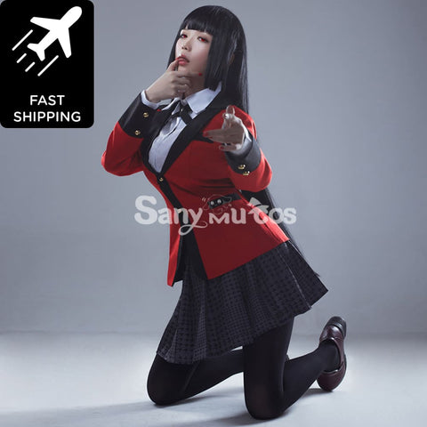 Anime Kakegurui Cosplay Costume Yumeko Jabami School Uniform Women Costume