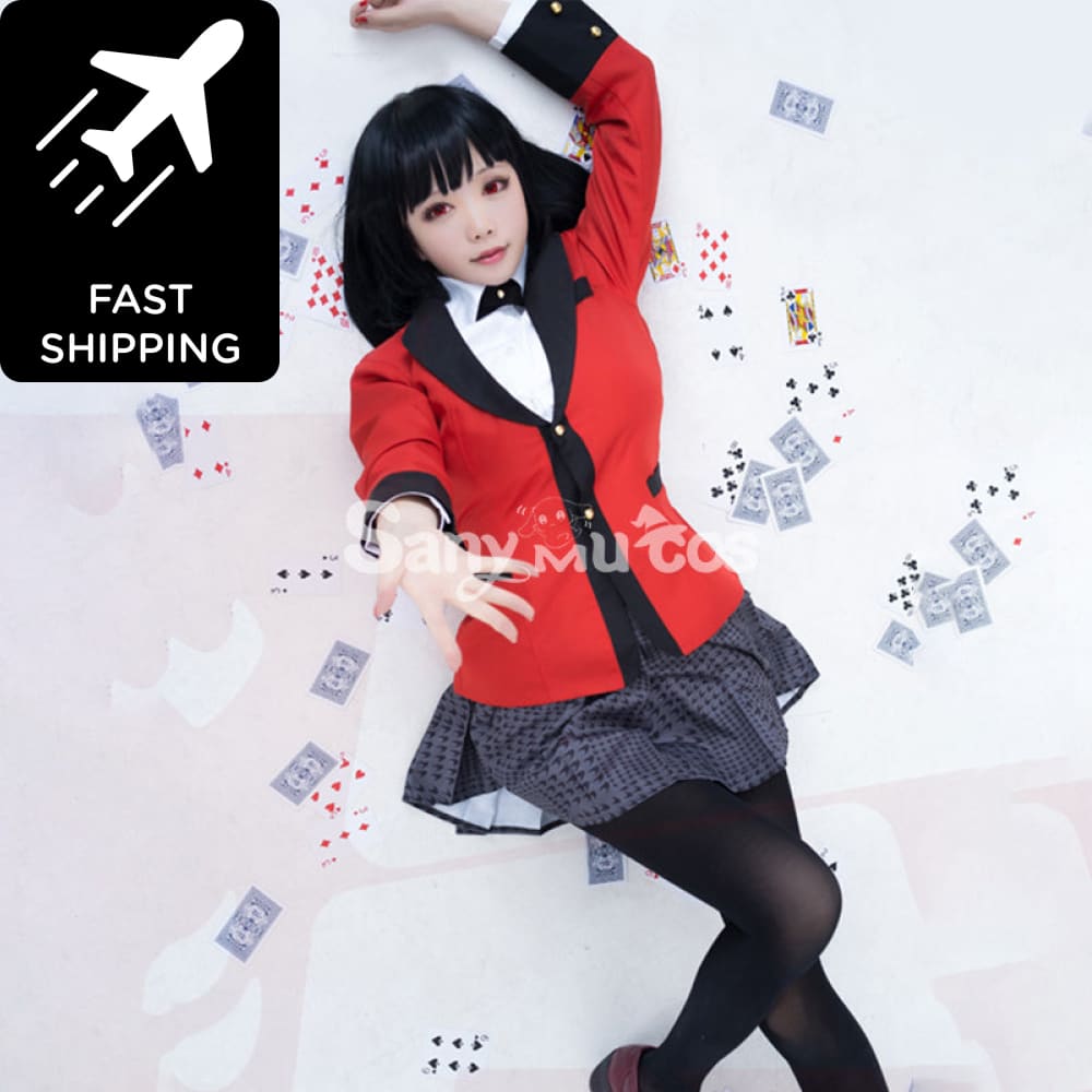 Anime Kakegurui Cosplay Costume Yumeko Jabami School Uniform Women Costume