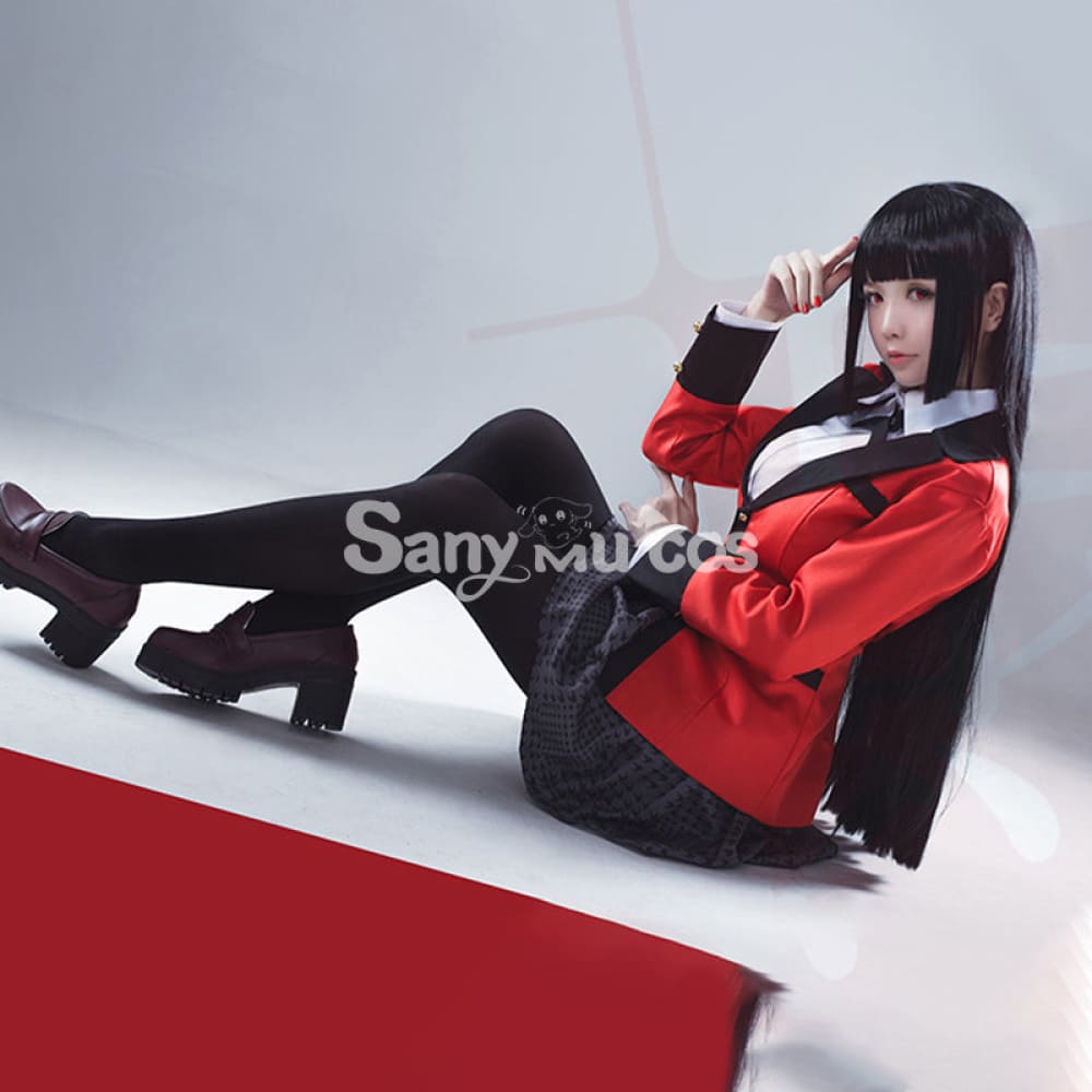 Anime Kakegurui Cosplay Costume Yumeko Jabami School Uniform Women Costume