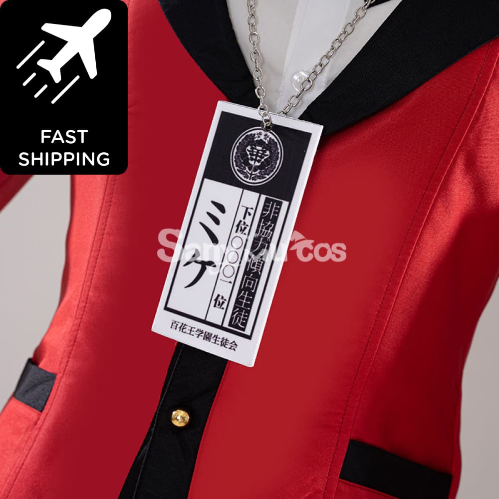 Anime Kakegurui Cosplay Costume Yumeko Jabami School Uniform Women Costume