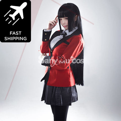 Anime Kakegurui Cosplay Costume Yumeko Jabami School Uniform Women Costume