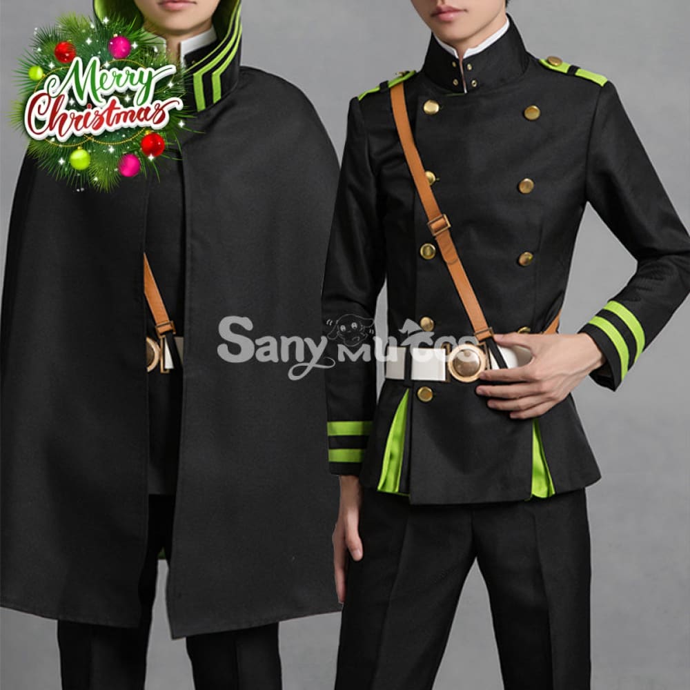 Anime Seraph of the End Yuichiro Hyakuya Military Uniform Cosplay Costume Halloween