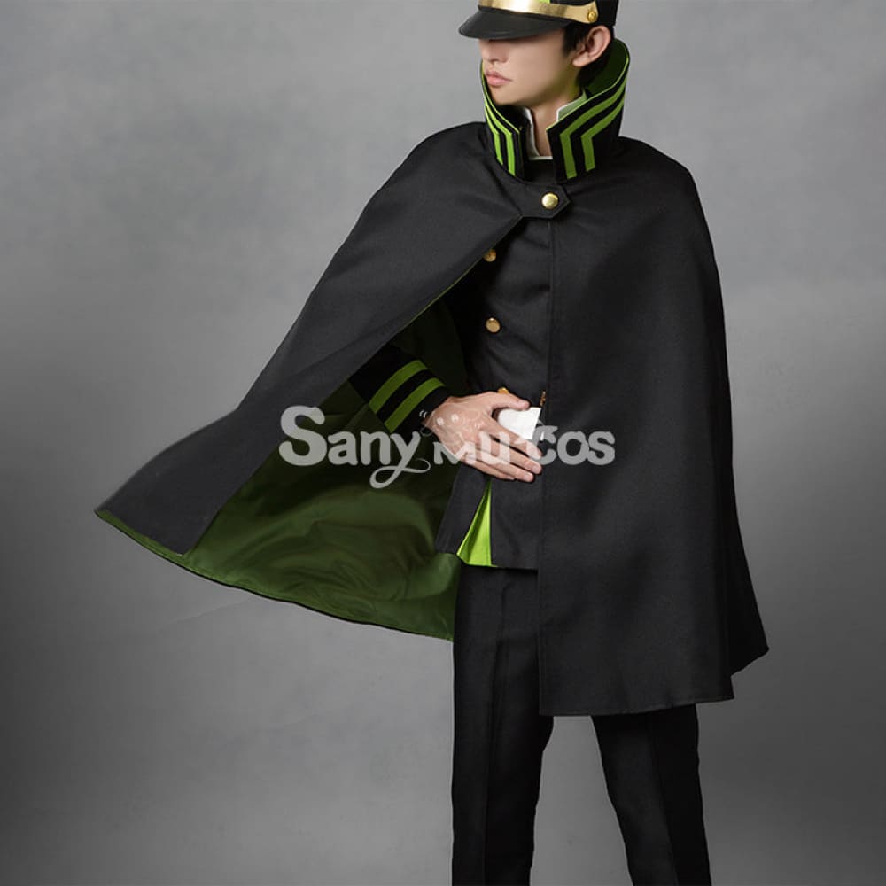 Anime Seraph of the End Yuichiro Hyakuya Military Uniform Cosplay Costume Halloween