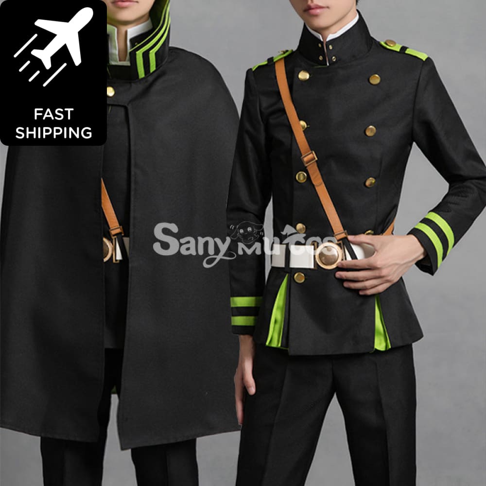 Anime Seraph of the End Yuichiro Hyakuya Military Uniform Cosplay Costume Halloween