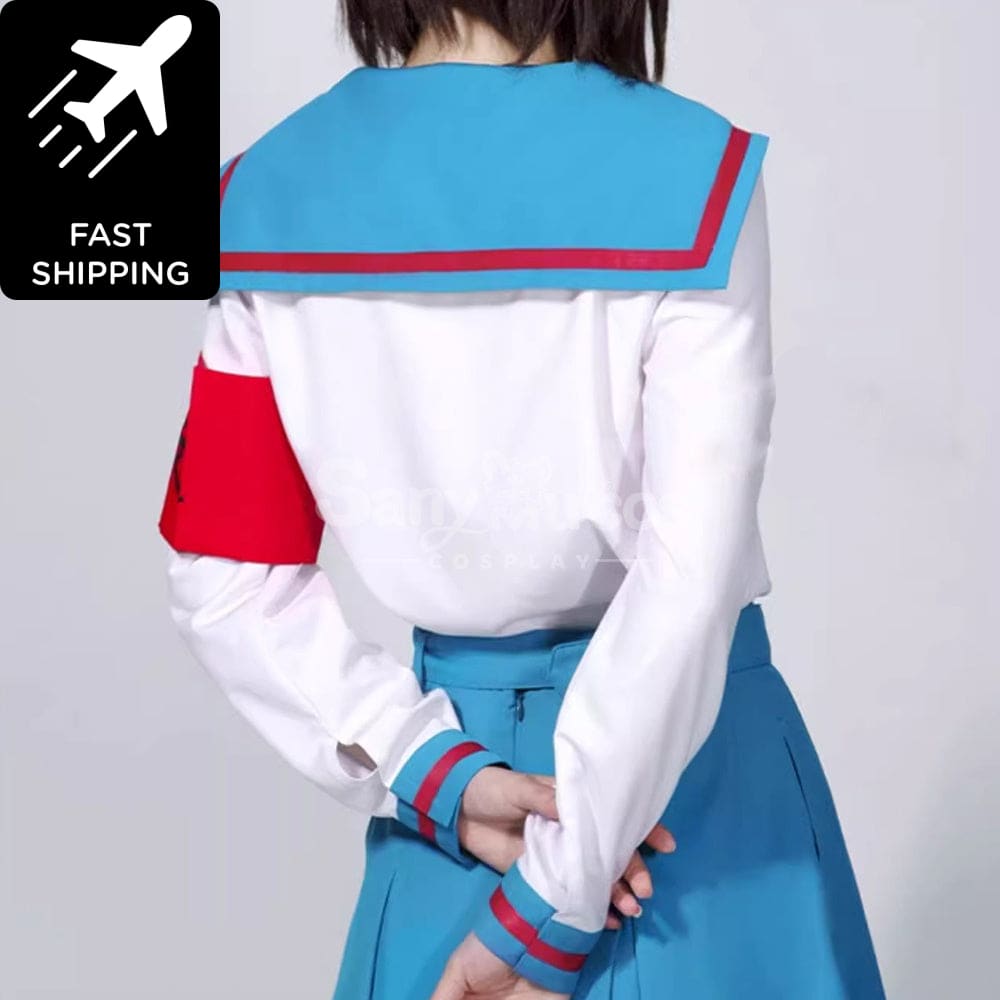 【In Stock】Anime The Melancholy of Haruhi Suzumiya Cosplay Yuki Nagato Cosplay Costume Premium Edition Cosplay Costumes