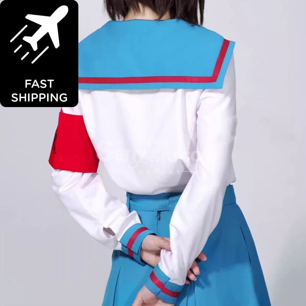 【In Stock】Anime The Melancholy of Haruhi Suzumiya Cosplay Yuki Nagato Cosplay Costume Premium Edition Cosplay Costumes