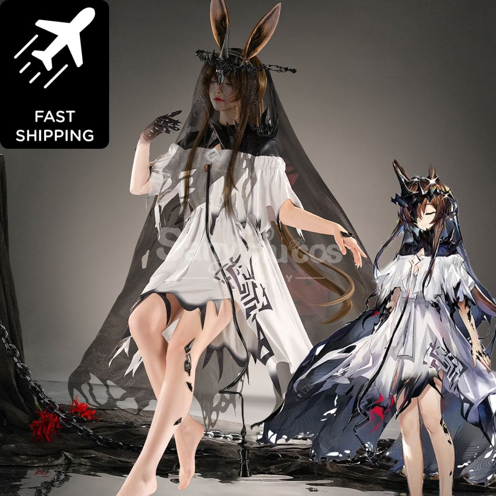 【Pre-Sale】Game Arknights Cosplay Amiya Cosplay Costume Premium Edition Cosplay Costumes