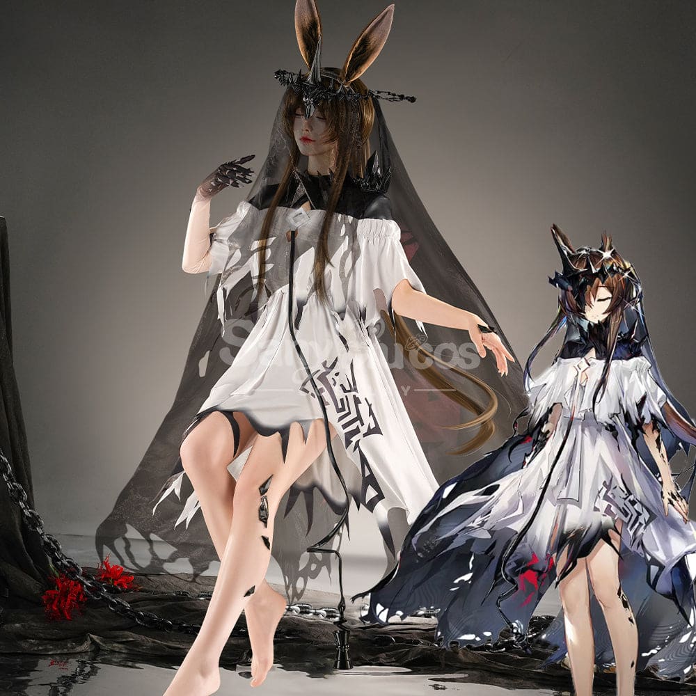 【Pre-Sale】Game Arknights Cosplay Amiya Cosplay Costume Premium Edition Cosplay Costumes