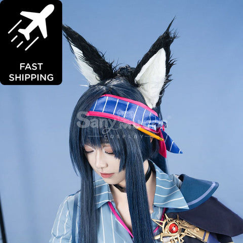 【Pre-Sale】Game Arknights Cosplay Blaze Explosive Blue Flame Costume Premium Edition Costumes
