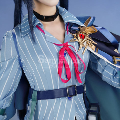 【Pre-Sale】Game Arknights Cosplay Blaze Explosive Blue Flame Costume Premium Edition Costumes