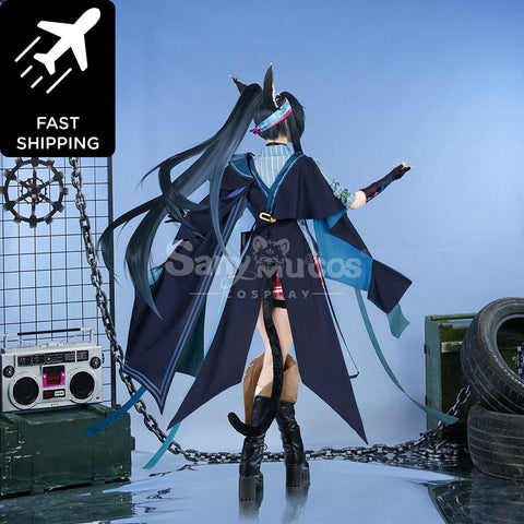 【Pre-Sale】Game Arknights Cosplay Blaze Explosive Blue Flame Costume Premium Edition Costumes