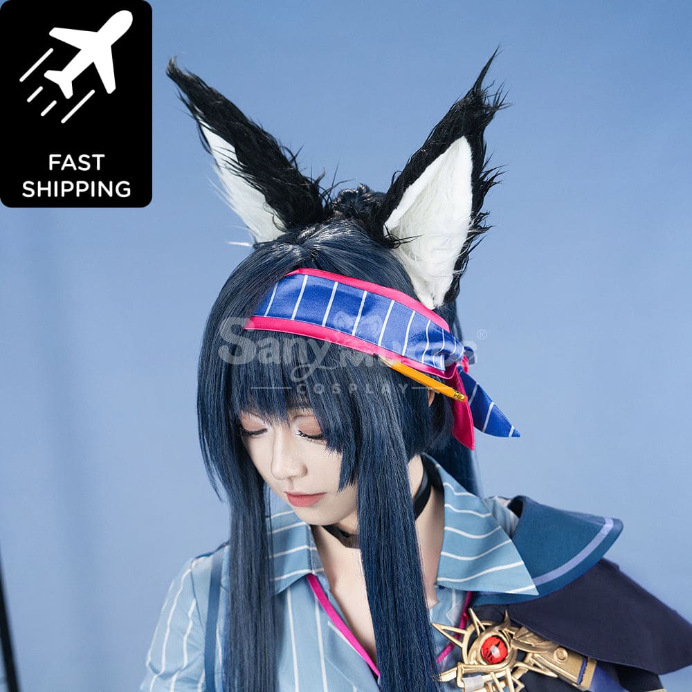 【Pre-Sale】Game Arknights Cosplay Blaze Explosive Blue Flame Costume Premium Edition Costumes