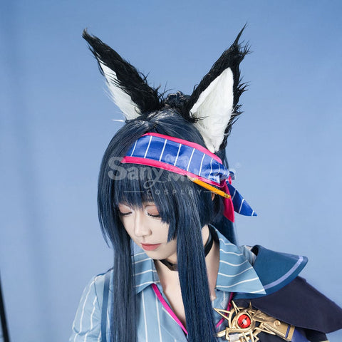 【Pre-Sale】Game Arknights Cosplay Blaze Explosive Blue Flame Costume Premium Edition Costumes