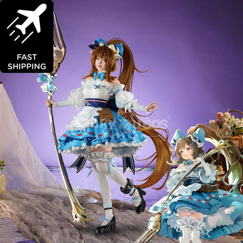 【Pre-Sale: Ship By Dec. 30Th!】 Game Arknights Cosplay Eyjafjalla The Hvít Aska Costume