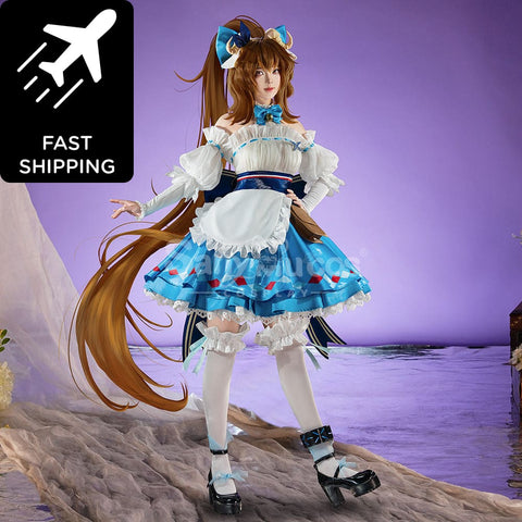 【Pre-Sale: Ship By Dec. 30Th!】 Game Arknights Cosplay Eyjafjalla The Hvít Aska Costume