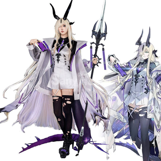 【48H To Ship】Game Arknights Cosplay Necrass Cosplay Costume Premium Edition Cosplay Costumes 1000