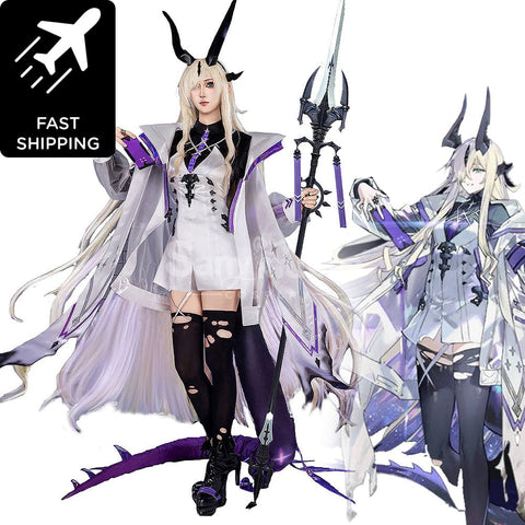 【48H To Ship】Game Arknights Cosplay Necrass Cosplay Costume Premium Edition Cosplay Costumes