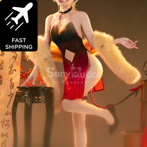 【Pre-Sale】Game Arknights Cosplay Wiš’adel Cheongsam Cosplay Costume Premium Edition Cosplay Costumes