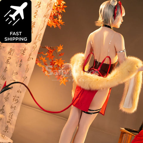 【Pre-Sale】Game Arknights Cosplay Wiš’adel Cheongsam Cosplay Costume Premium Edition Cosplay Costumes
