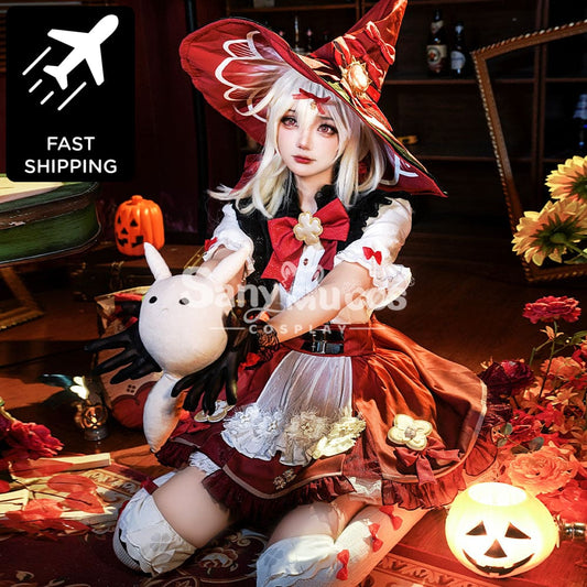 【48H To Ship】Game Genshin Impact Cosplay Blossoming Starlight Klee Costume Premium Edition Costumes 1000