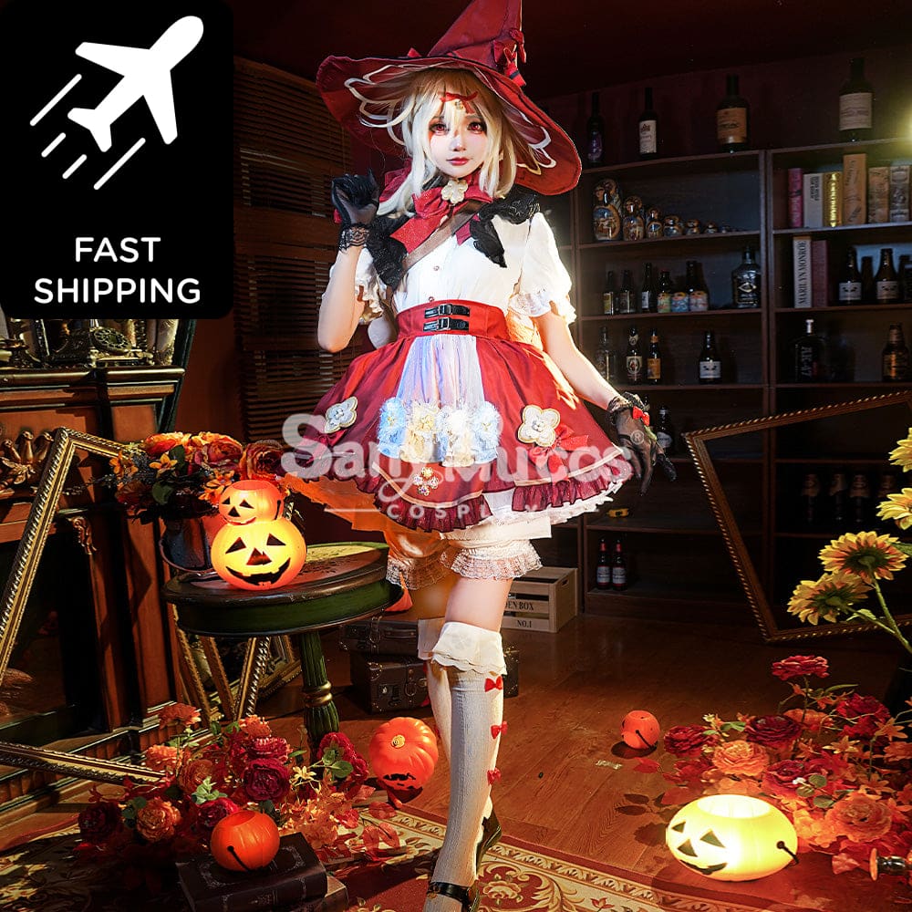 【48H To Ship】Game Genshin Impact Cosplay Blossoming Starlight Klee Costume Premium Edition Costumes