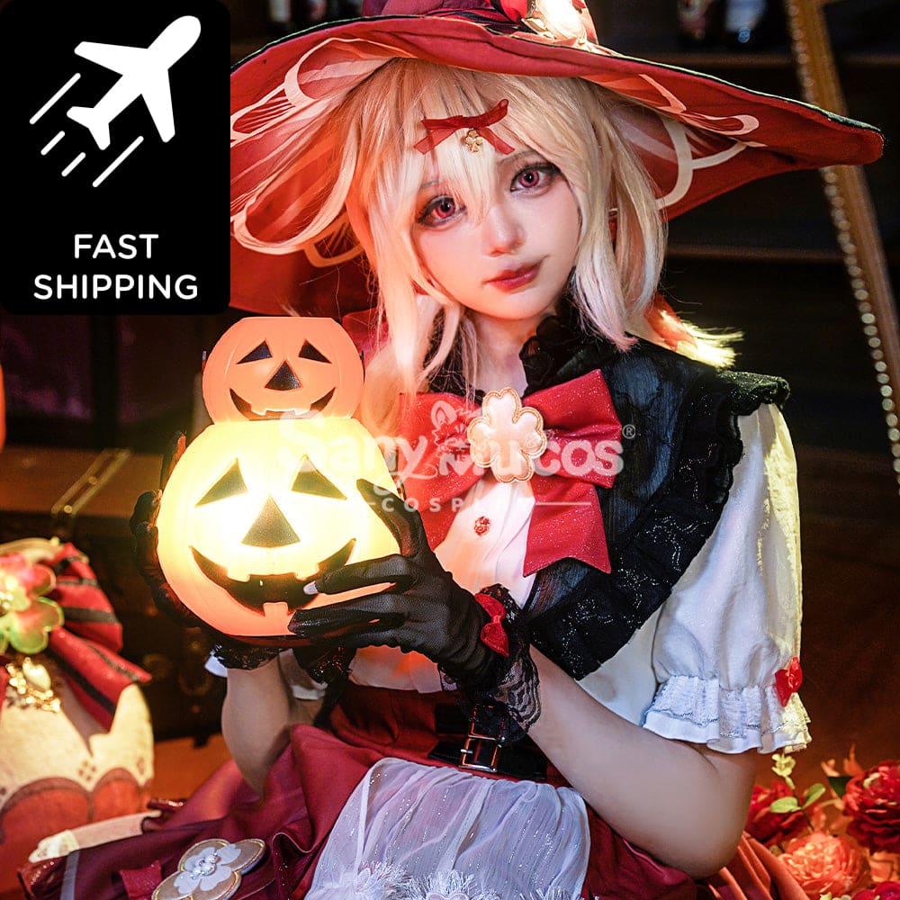 【48H To Ship】Game Genshin Impact Cosplay Blossoming Starlight Klee Costume Premium Edition Costumes