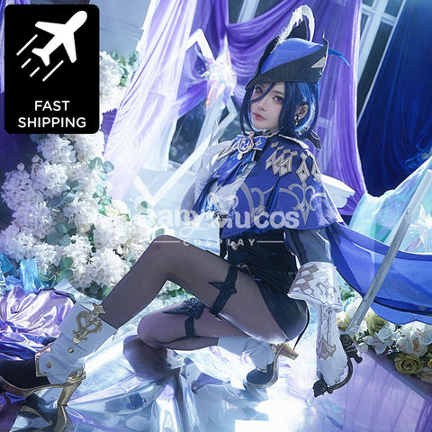 【48H To Ship】Game Genshin Impact Cosplay Clorinde Costume Premium Edition Costumes