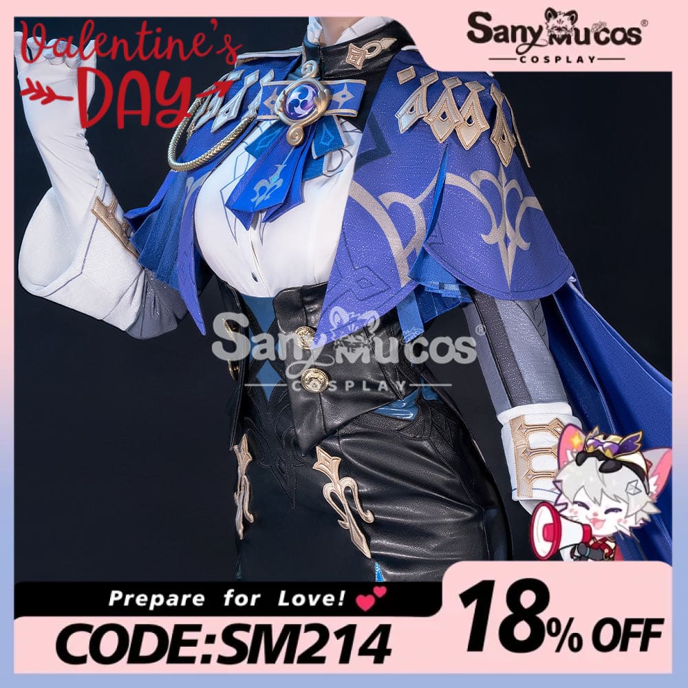 【48H To Ship】Game Genshin Impact Cosplay Clorinde Costume Premium Edition Costumes