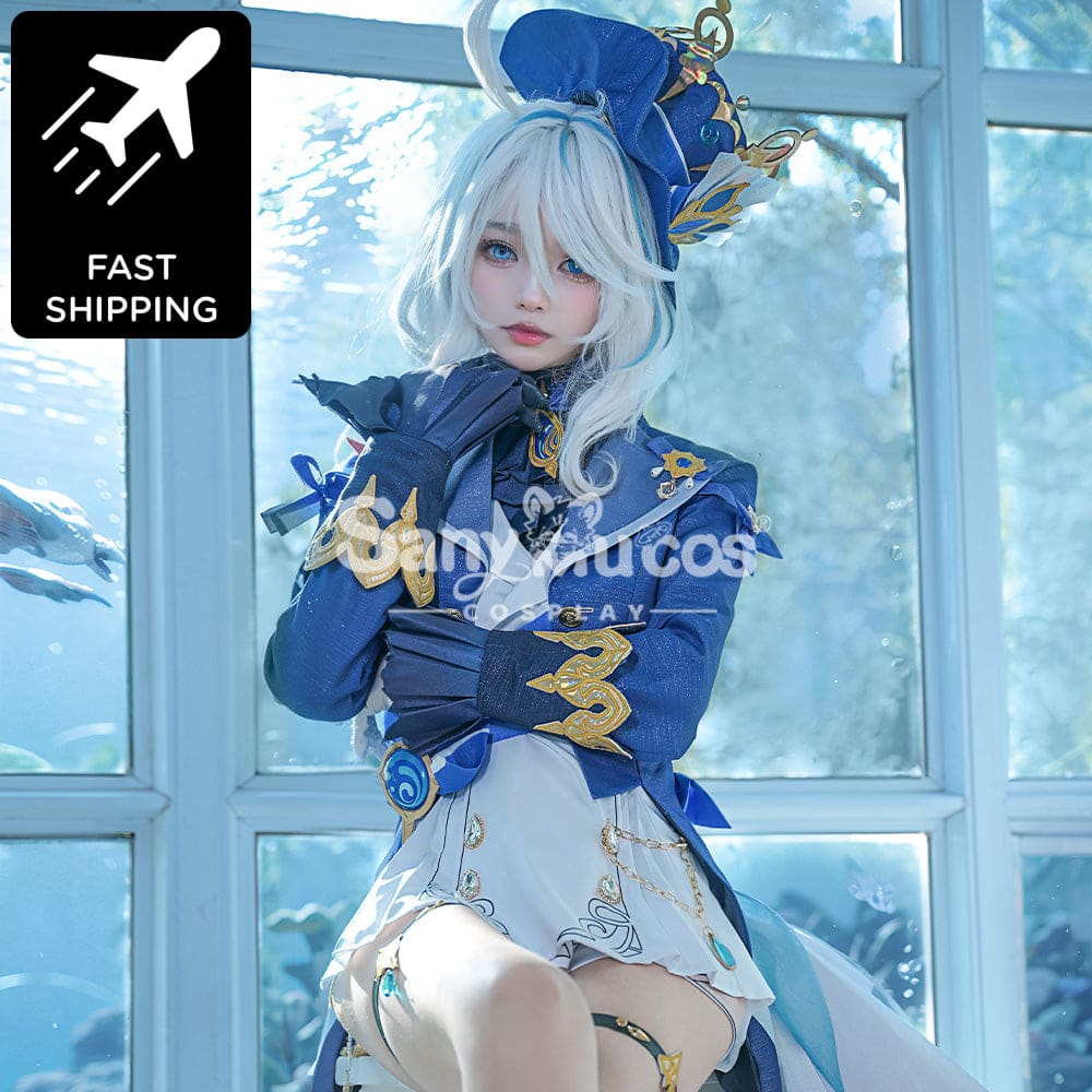 【48H To Ship】Game Genshin Impact Cosplay Furina Costume Premium Edition Costumes