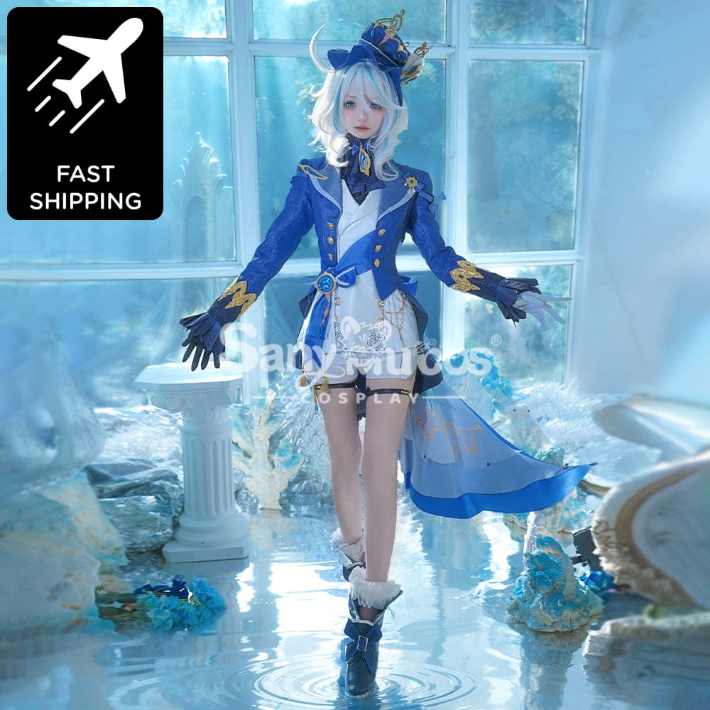 【48H To Ship】Game Genshin Impact Cosplay Furina Costume Premium Edition Costumes