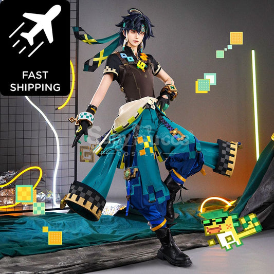 【Pre-Sale】Game Genshin Impact Cosplay Kinich Costume Premium Edition Costumes 1000