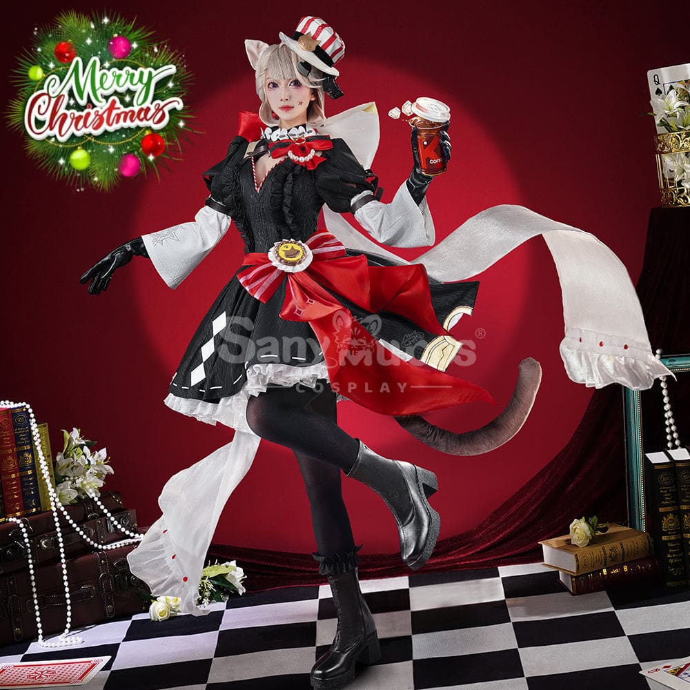 【48H To Ship】Game Genshin Impact Cosplay Lynette X Kfc Costume Premium Edition Costumes